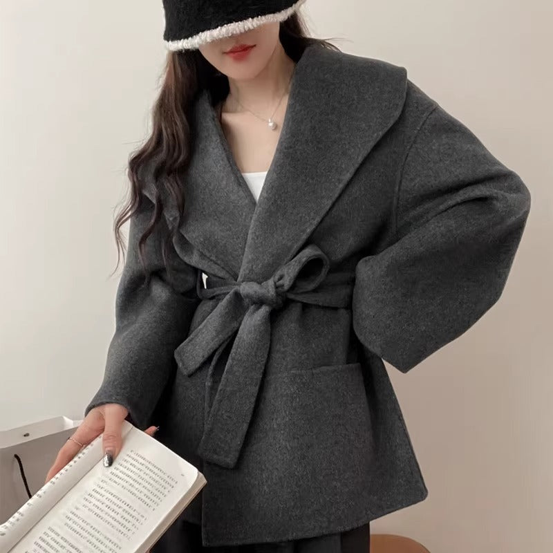 Manteau en laine Double face automne et hiver