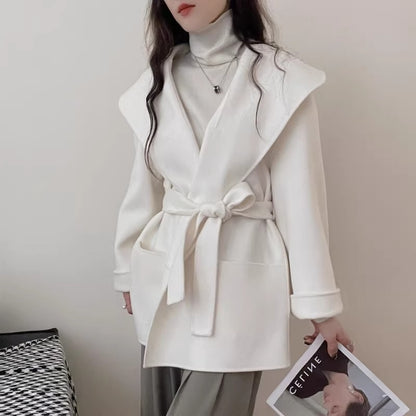 Manteau en laine Double face automne et hiver