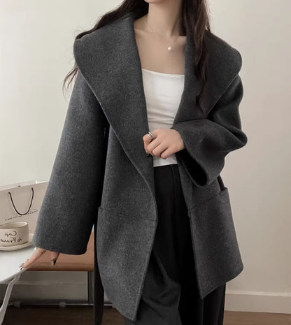 Manteau en laine Double face automne et hiver