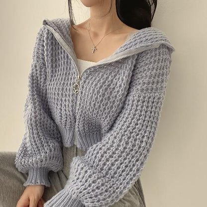 Manteau court à capuche pour femmes
