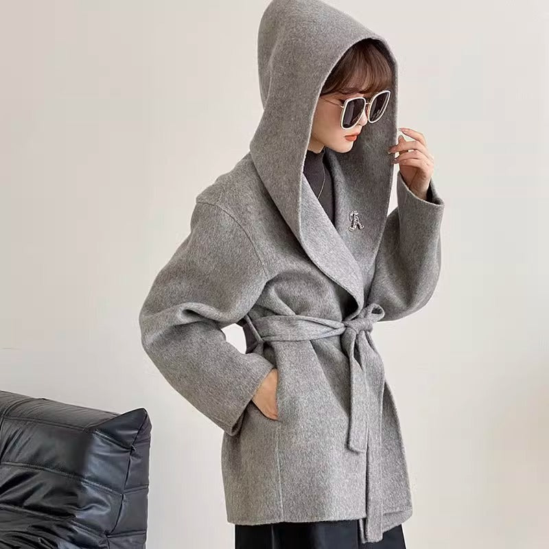 Manteau en laine Double face automne et hiver